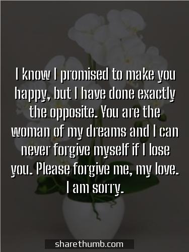 quotes sorry for her